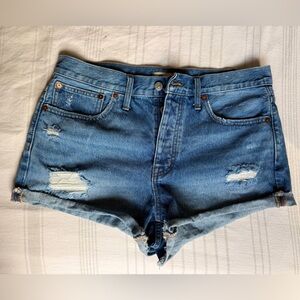 Madewell relaxed denim Shorts - Blue